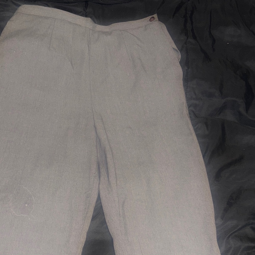 Sag Harbor Gray Straight Leg Pants